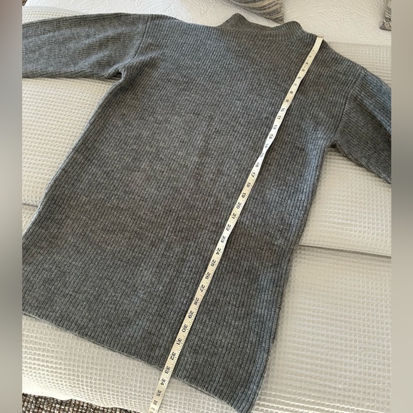 Vici - Uptown Girl Mock Neck Sweater Dress - Grey - XL - Picture 8 of 9